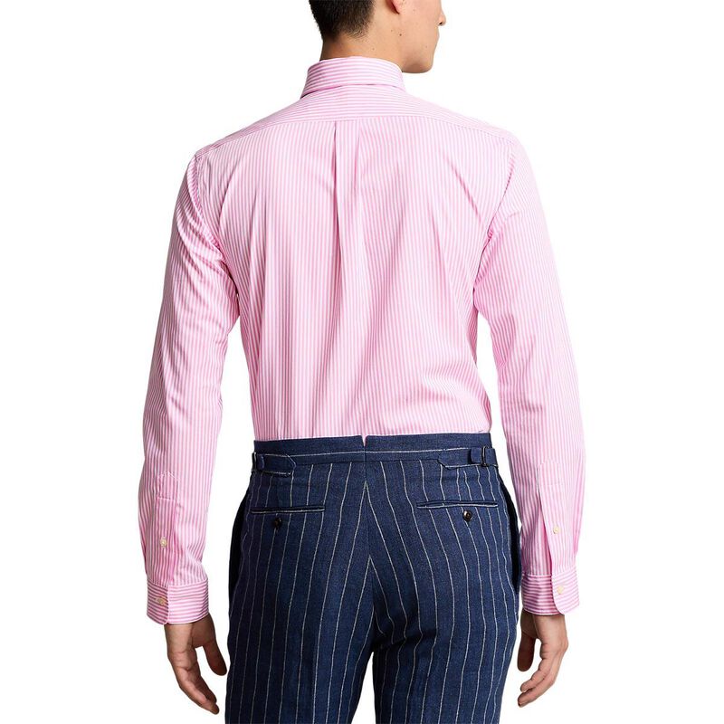 Polo Ralph Lauren Custom Fit Striped Stretch Poplin Shirt image number 1